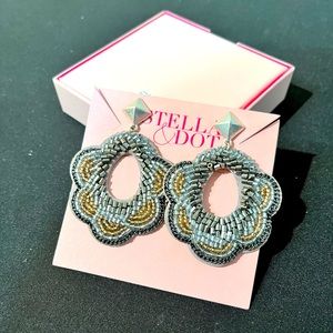 Stella & Dot Dove Statement Earrings